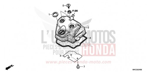 CYLINDER HEAD COVER CRF450RXH de 2017